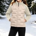 thumbnail image 1 of Samdudou Girls Winter Coats Puffer Jackets Mixed Media Zip Up Fall Outerwear Kids Stand Collar Quilted Core Clothes Outdoor Layering Tops Basic Playwear Gear Size 2-15 Years, 1 of 9