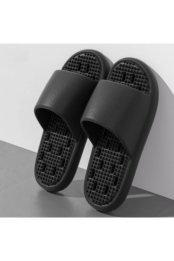 Massage Slippers Beach Sandals for Men Women Unisex Soft Breathable Bath Shoes Non-Slip Indoor House Slides