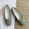 thumbnail image 1 of Samdudou Slip On Shoes for Women Closed Toe Classic Round Toe Loafers Ribbed Textured Upper Minimalist Lightweight Casual Everyday Walking Flats, 1 of 9