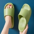 thumbnail image 1 of Samdudou Womens Sandals Casual Summer Slip On Shoes Minimalist Platform Slides Soft Eva Cushion House Footwear Indoor Outdoor Anti Skid Sole Daily Essential Flats, 1 of 5
