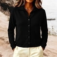 thumbnail image 1 of Clearence! Womens Sweaters Collared Button Down Knitwear Long Sleeve Lightweight Fall Tops Casual Daily Work Office Cardigan for Fall Winter, 1 of 5