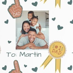 Same Day Personalized Wrapping Paper