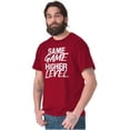 thumbnail image 1 of Same Game Higher Level Plus Size Crewneck Graphic Tee Shirt Brisco Brands 4X, 1 of 5