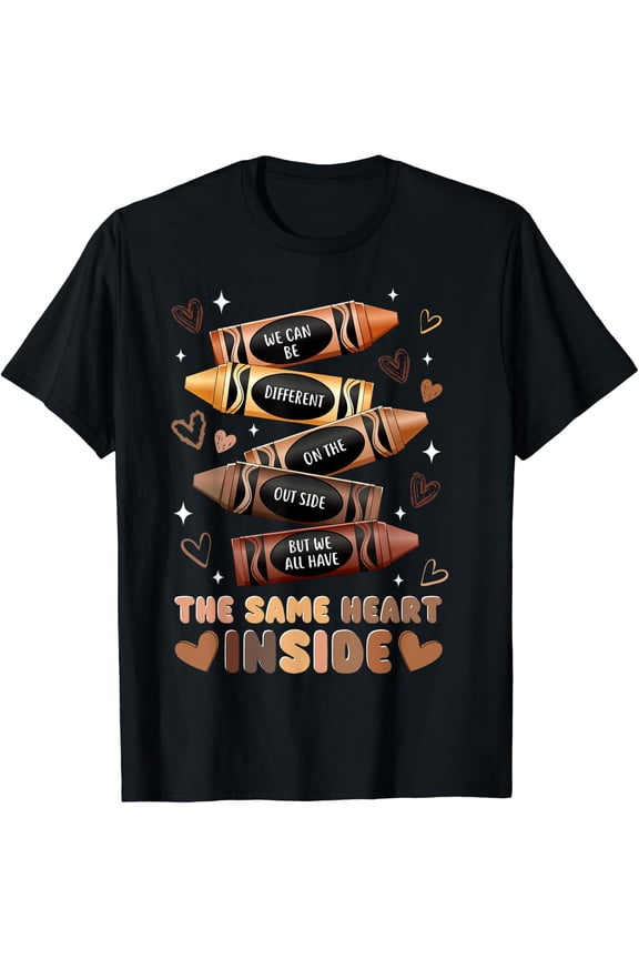 Same Heart Inside Juneteenth History Month Women T-shirt