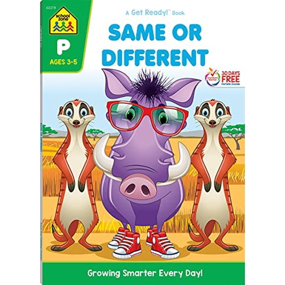 Pre-Owned Same Or Different: Ages 4-6 Paperback