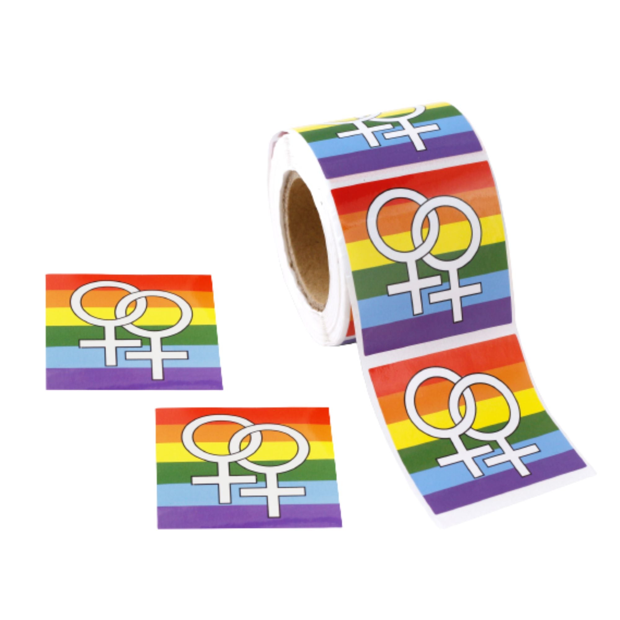Gender For Sticker Sign Same Sex Female Symbol Stickers (250 per Roll) - Walmart.com