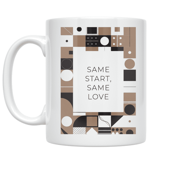 Same Start Same Love - Sibling Connection - 11 oz Ceramic Coffee Mug