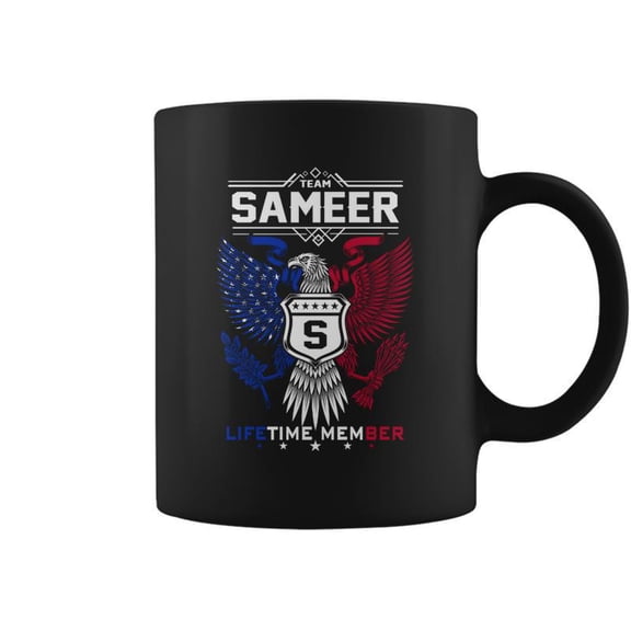 Sameer Name Sameer Eagle Lifetime Member Coffee Mugs