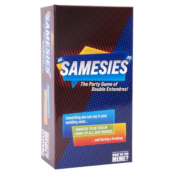 Samesies - The Hilarious Adult Party Game of Double Entendres by What Do You Meme?® Party Game