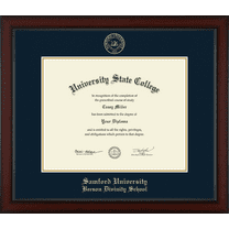 Samford University Beeson Divinity School Diploma Frame, Document Size 14" x 11"