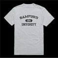 thumbnail image 1 of Samford University Bulldogs Distressed Arch College T-Shirt, Heather Grey - Medium, 1 of 1