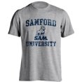 thumbnail image 1 of Samford University Bulldogs Distressed Retro Short Sleeve T-Shirt, 1 of 4