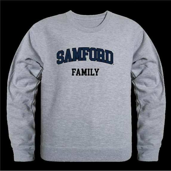 Samford University Bulldogs Family Crewneck Sweatshirt, Heather Grey - 2XL