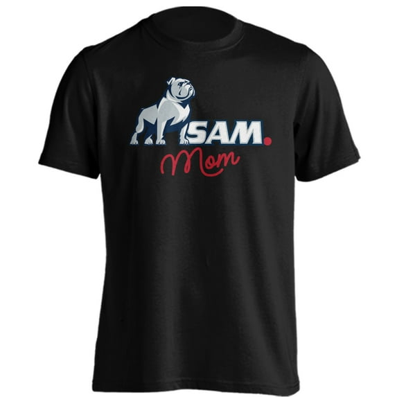 Samford University Bulldogs Mom Proud Parent Short Sleeve T-Shirt
