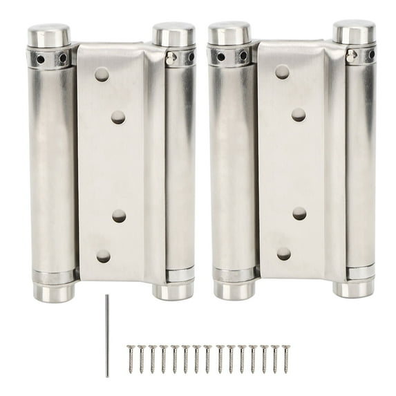Samfoxy 4 Inch Stainless Steel Door Spring Hinge with Revolving Door Bearing Hardware Accessories