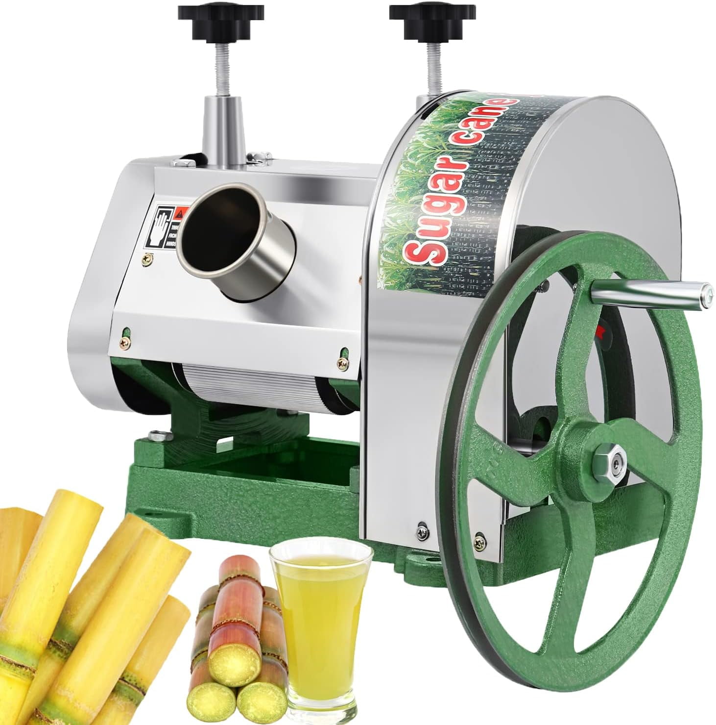 Samger Manual Sugar Cane Juicer Machine Stainless Steel Sugar Cane