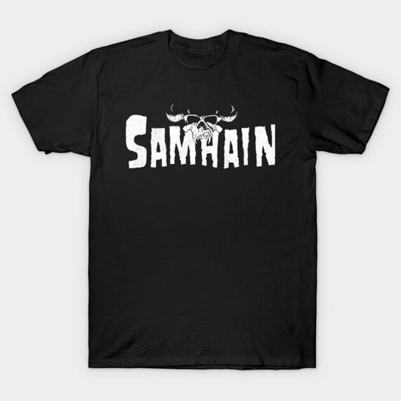Samhain Band Logo Retro Horror Punk Tribute Graphic G1611 Unisex T-Shirt, Up to Size 5XL