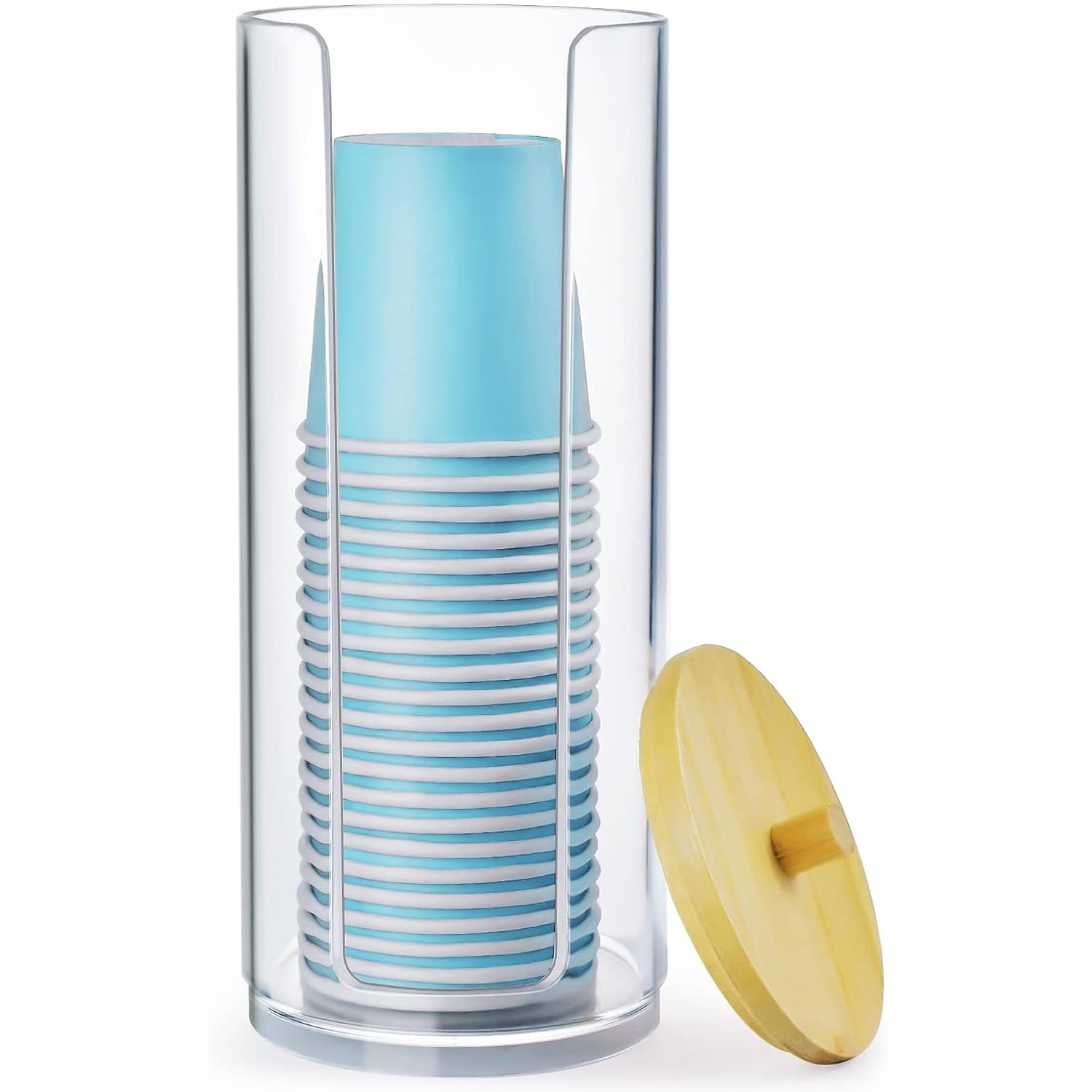 https://i5.walmartimages.com/seo/Samhe-Bathroom-Cup-Dispenser-Small-Paper-Mouthwash-Holder-Disposable-3-4-oz-Cups-Clear-Cosmetic-Cotton-Round-Pads-Storage-Organizer-Bamboo-Lid-1-Pack_557ecf32-5bd1-4da9-985e-411e72e60cc2.6a4d6e92837639e280dc58a604da93b6.jpeg