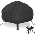thumbnail image 1 of Samhe Fire Pit Cover, 22 in Cover for 18-22 inch Round Firepit, Waterproof Dustproof UV-Resistant Firepit Cover for Outdoor Patio Firepit Table, 1 of 7