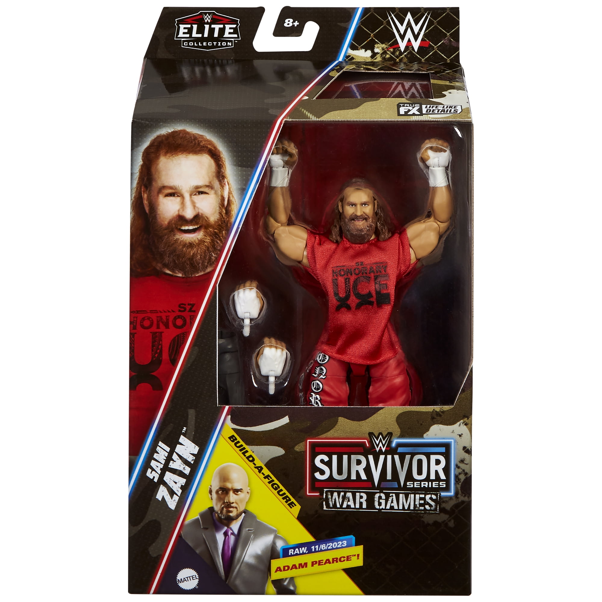 Sami Zayn WWE Elite Survivor Series 2024 Mattel WWE Toy Wrestling