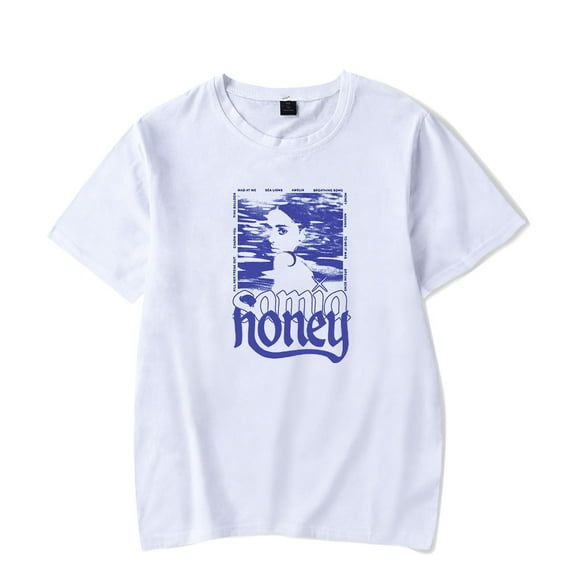 Samia Honey Tee Unisex Crewneck Short Sleeve T-shirt Casual Summer Tops