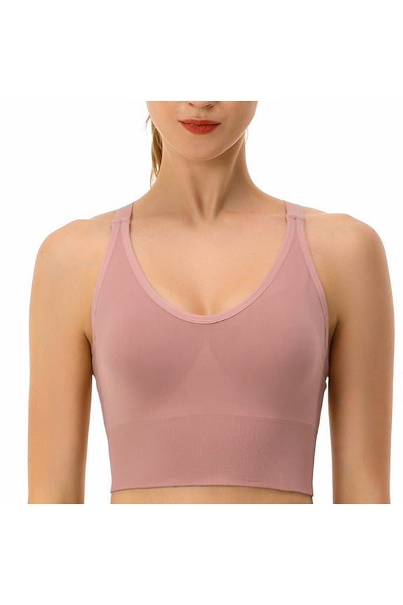 Clearance Bra!Sports Bra For Women Comfort Oman Bras With String Quick Dry Shockproof Running Fitness Underwear