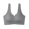 thumbnail image 1 of gakvbuo Support Sport Bras for Women No Underwire Wireless Seamless Wirefree Full Coverage Push Up T Shirt Bra Women's Border Underwear Soft Support Large Chest Large Size Bra Thin Sagging, 1 of 4
