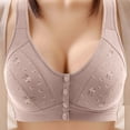 thumbnail image 1 of gakvbuo Plus Size Bras For Woman Full Coverage No Underwire Bra Seamless Push Up Bra Underwear Wirefree Bralette Minimizer Bra, 1 of 9