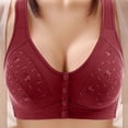 thumbnail image 1 of gakvbuo Plus Size Bras For Woman Full Coverage No Underwire Bra Seamless Push Up Bra Underwear Wirefree Bralette Minimizer Bra, 1 of 9