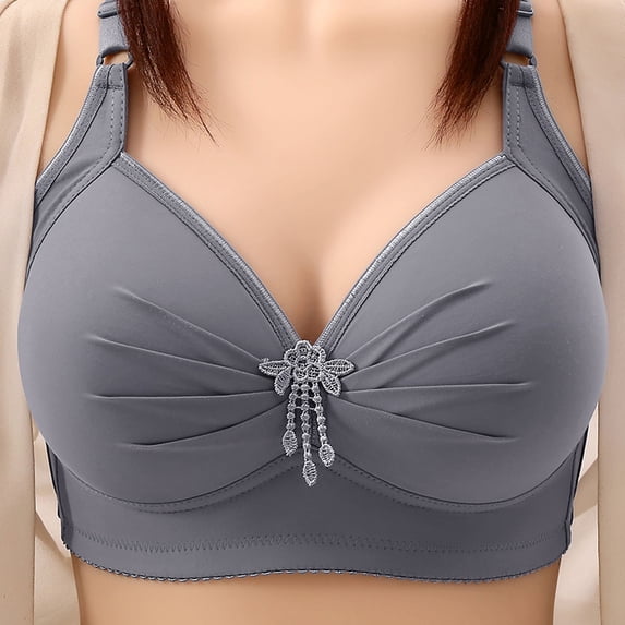 gakvbuo Wireless Support Bras For Women Full Coverage And Lift Plus Size Bras Post-Surgery Bra Wirefree Bralette Minimizer Bra For Everyday Comfort
