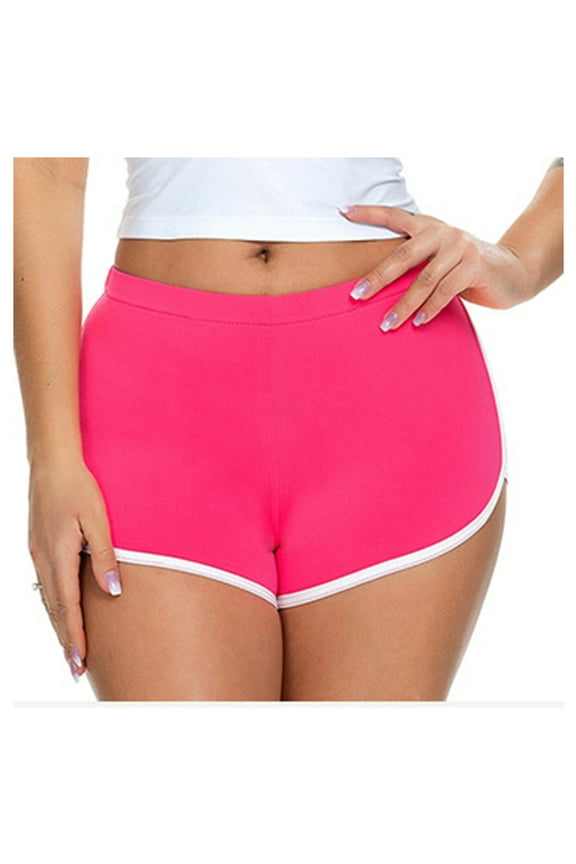 Dolphin Shorts For Women Sports Shorts Summer Yoga Sweat Shorts Breathable Workout Running Shorts Women Dance Gym Workout Elastic Shorts