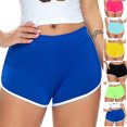 thumbnail image 1 of Samickarr Dolphin Shorts For Women Sports Shorts Summer Yoga Sweat Shorts Breathable Workout Running Shorts Women Dance Gym Workout Elastic Shorts, 1 of 7