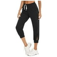 thumbnail image 1 of Samickarr High Waisted Athletic Shorts For Women With Pockets And Drawstring Pants For Women Leggings Lightweight Summer Casual High Wasit Stretch Pants With Pockets Cropped Trousers, 1 of 9