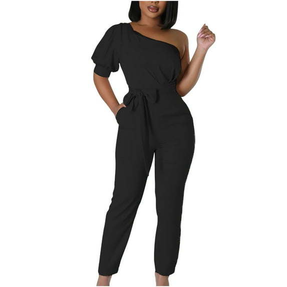 Samickarr Jumpsuits For Women One-Piece Suspenders With Wide Legs Women's Rompers able Strap Off Shoulder Sexy Bodysuit Lady's Jumpsuits