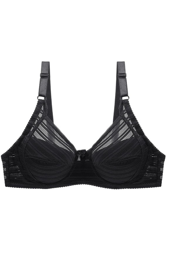 Minimizer Bras for Women Full Coverage Gathered Up Lingerie Lace Patchwork Minimizer Bras with Underwire Thin Breathable Adjustable Shoulder Strap Daily Bralettes