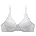 thumbnail image 1 of Samickarr Minimizer Bras for Women Full Coverage Gathered Up Lingerie Lace Patchwork Minimizer Bras with Underwire Thin Breathable Adjustable Shoulder Strap Daily Bralettes, 1 of 2