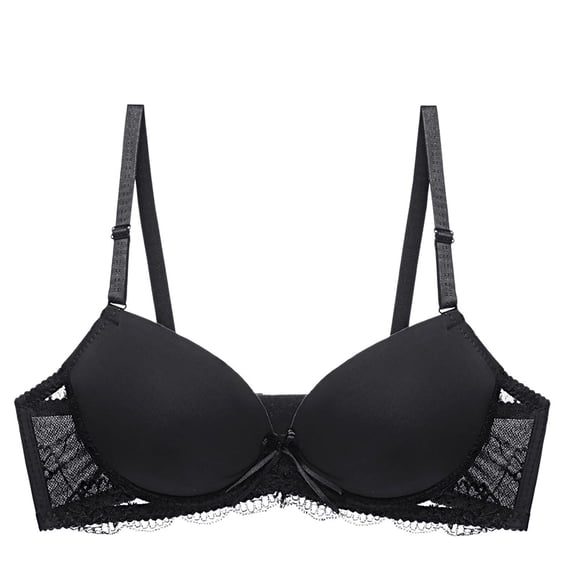 Samickarr Minimizer Bras for Women Gathered Up Lingerie Soft Comfort Minimizer Bras with Underwire Thin Breathable Adjustable Shoulder Strap Daily Bralettes