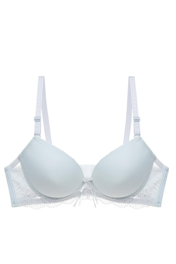 Minimizer Bras for Women Gathered Up Lingerie Soft Minimizer Bras with Underwire Thin Breathable Adjustable Shoulder Strap Daily Bralettes