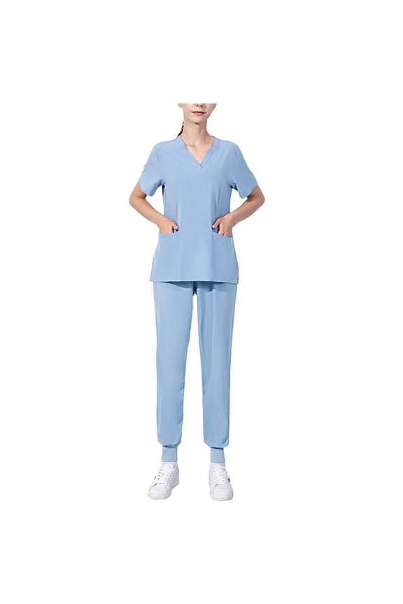 Nursing Uniforms Scrubs Sets For Woman And Man Clearance Plus Size Working Uniform With Pocket Scrubs Medical Uniform Scrubs Top And Pants