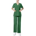 thumbnail image 1 of Samickarr Nursing Uniforms Scrubs Sets For Woman And Man Clearance Plus Size Working Uniform With Pocket Scrubs Medical Uniform Scrubs Top And Pants, 1 of 5
