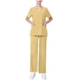 thumbnail image 1 of Samickarr Nursing Uniforms Scrubs Sets For Woman And Man Clearance Plus Size Working Uniform With Pocket Scrubs Medical Uniform Scrubs Top And Pants, 1 of 5