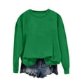 thumbnail image 1 of Gnshining Oversized Sweatshirt for Women Long Sleeve Crew Neck Casual Loose Pullover Fall Fashion Solid Tops, 1 of 4