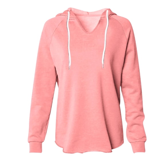 Gnshining Oversized Sweatshirts for Women Long Sleeve V Neck Hoodies Casual Lightweight Drawstring Loose Fall Tops
