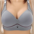 thumbnail image 1 of gakvbuo Plus Size Bras For Women Strapless Bras For Women Push Up Comfort Wirefree Tube Top Bralettes Bralettes For Women Stretch Wireless Lightly Lined Lightly Padded Bra With Convertible Straps, 1 of 5