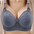 thumbnail image 1 of gakvbuo Plus Size Bras for Woman Full Coverage Bras Women's Large-size Rims-free Adjustable Gathered Breathable Full-cup Underwear Daily Bra, 1 of 9