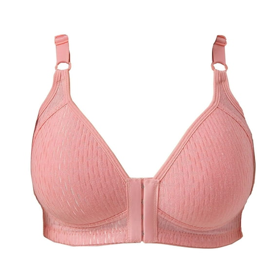 Samickarr Plus Size Compression Bras For Women Post Surgery Front Closure Women Fashion Plus Size Bra Intimates Comfortable Breathable Underwear