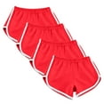thumbnail image 1 of Samickarr Plus Size Dolphin Shorts For Women Athletic Shorts Yoga Gym Sport Shorts Yoga Dance Short Running Shorts Summer Shorts No Drawstring(4PC), 1 of 6