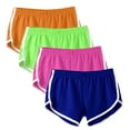 thumbnail image 1 of Samickarr Plus Size Dolphin Shorts For Women Athletic Shorts Yoga Gym Sport Shorts Yoga Dance Short Running Shorts Summer Shorts No Drawstring(4PC), 1 of 9