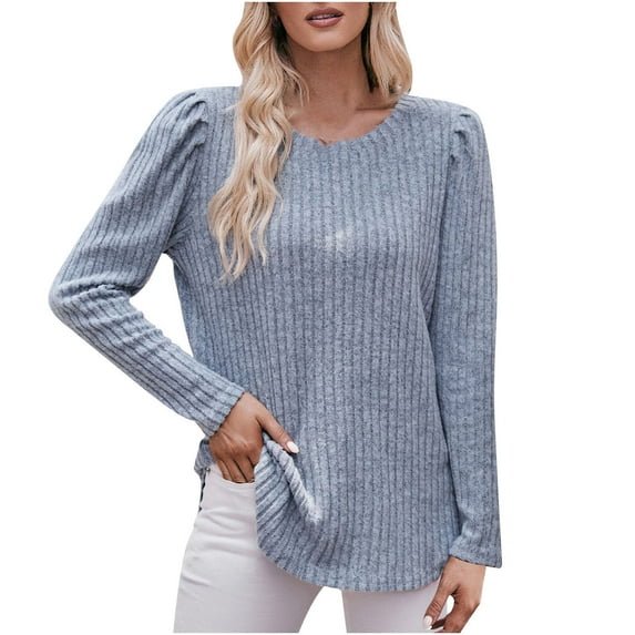 Samickarr Plus Size Tunic Tops For Women To Wear With Leggings Loose Fit Dressy Casual Pullover Tops Long Sleeve Fall Sweatshirt Woman Round Neck Color Long Sleeve Blouse