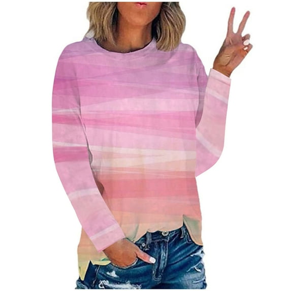 Samickarr Plus Size Tunic Tops For Women To Wear With Leggings Crewneck Casual Long Sleeve Print Blouse Sweatshirt Loose Fit Soft Pullover Sweaters With Pocket Fall Clothes For Women